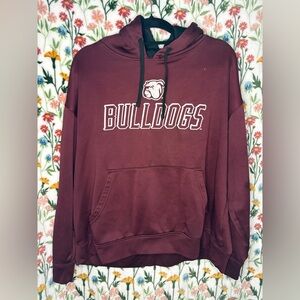 Champion Maroon Bulldogs Hoodie, Small stain